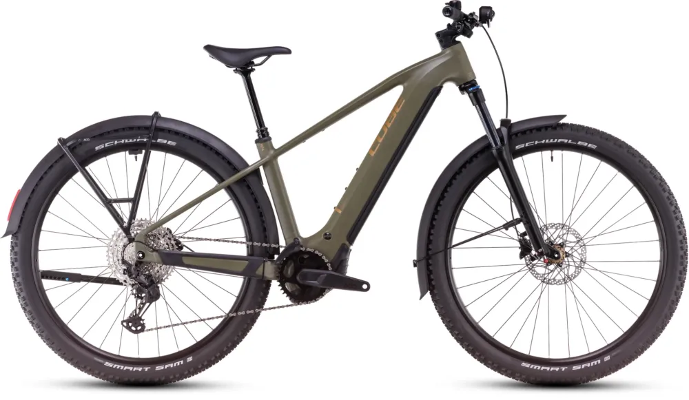Saisonangebot Cube Reaction Hybrid Pro 600 Allroad olive 2025 - 2XL