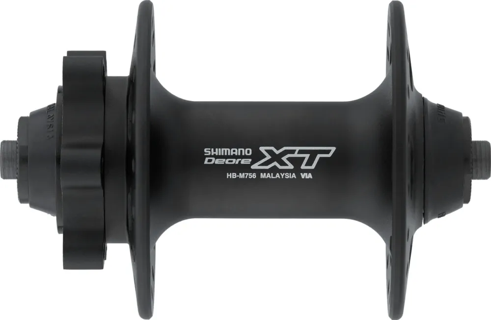 Shimano XT VR-Nabe HB-M756 Disc 6-Loch für Schnellspannachse - schwarz | 36 Schneller Versand