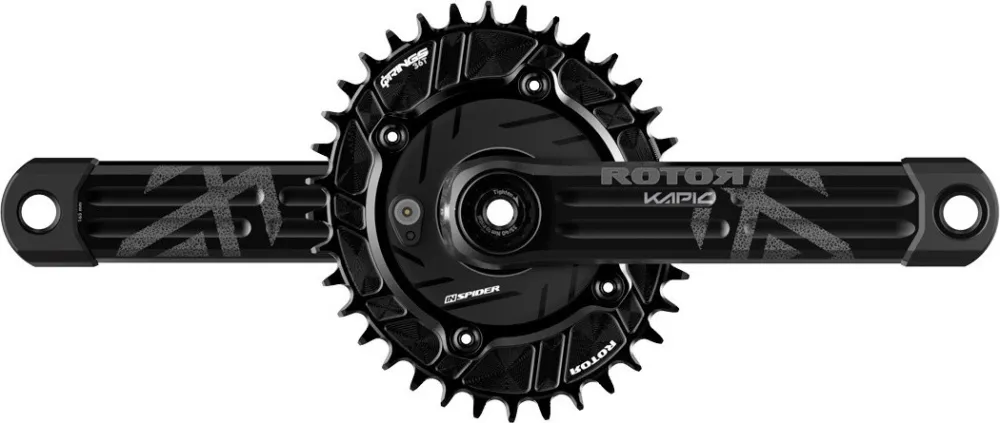 Rotor INspider MTB Kapic Q-RING 34 Z Powermeter Kurbelgarnitur - 170,0 mm | 34 Sofort Bestellen