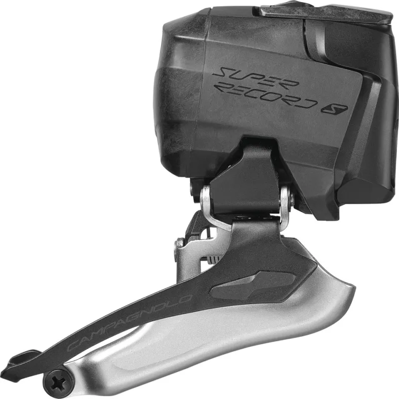 Campagnolo Super Record S Wireless Umwerfer 2-/12-fach - schwarz-matt | Anlöt Ausverkauf