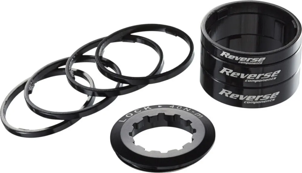 Kostenfreie Lieferung REVERSE Components Singlespeed Spacer-Kit - black