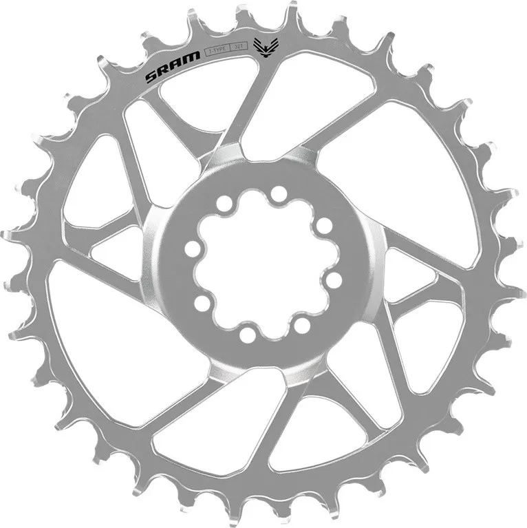 Sonderaktion SRAM Kettenblatt T-Type Eagle 90 Transmission Direct Mount - silver | 34 Z