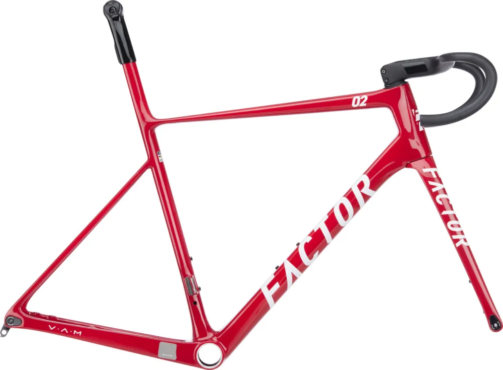 Direkt Vom Hersteller Factor O2 V.A.M. Disc T47a SRAM DUB Carbon Rahmenkit Modell 2023 - red velvet | 56 cm/110 mm x 40 cm/SB 25 mm