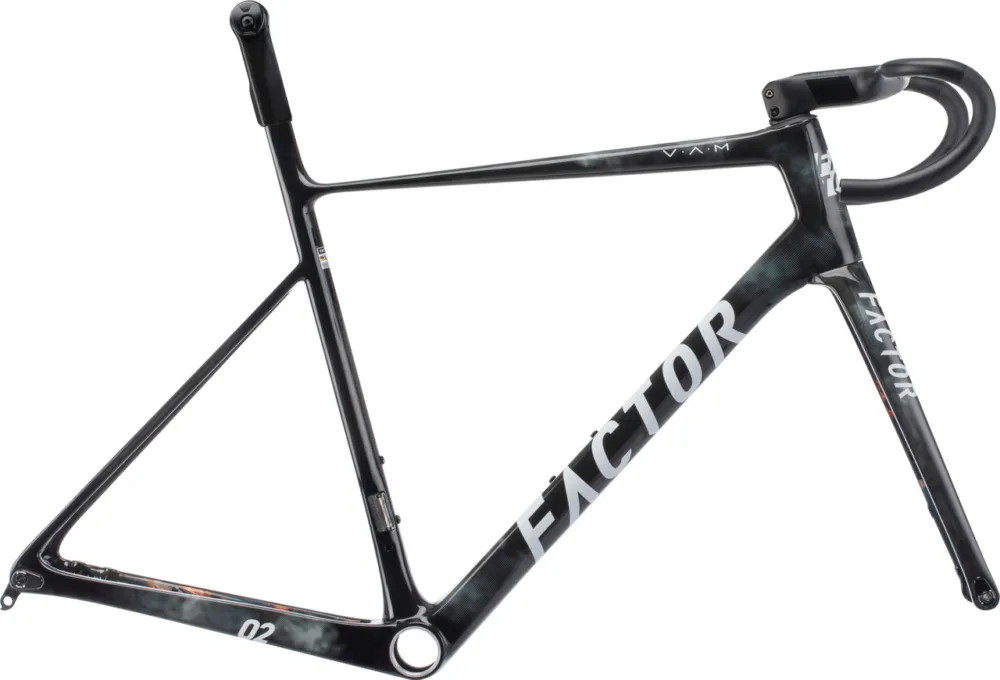 Factor O2 V.A.M. Disc T47a SRAM DUB Carbon Rahmenkit Modell 2023 - storm | 58 cm/110 mm x 40 cm/SB 25 mm Top-Seller