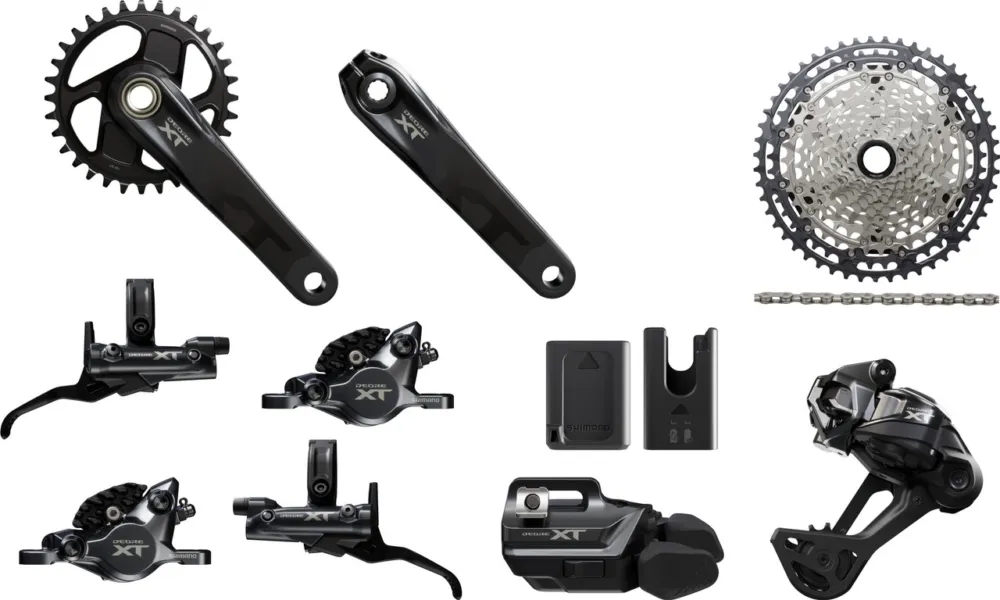 Nur Für Kurze Zeit Shimano Deore XT Di2 M8200 Race Gruppe 1x12 - 170,0 mm | 9-45 | ohne | 32