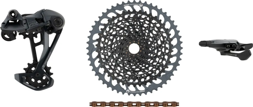 Aktuell SRAM GX Eagle 1x12-fach E-Bike Upgrade-Kit mit Kassette - black - XX1 copper | SRAM XD | 14 Zähne | SRAM XD | ohne | ohne | 10-52 | ohne