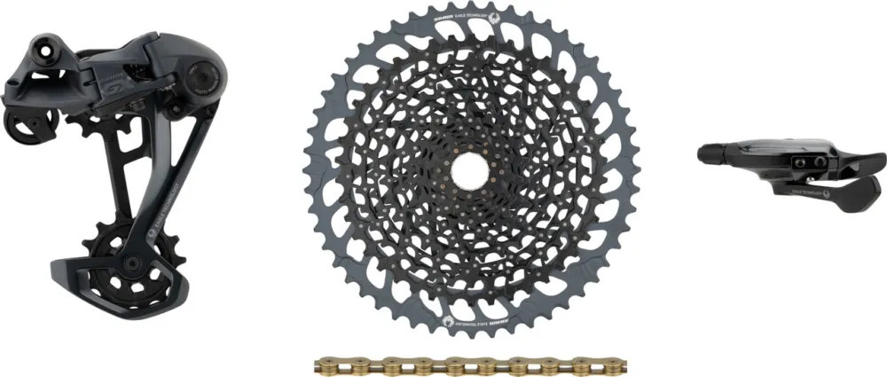 Heißes Angebot SRAM GX Eagle 1x12-fach E-Bike Upgrade-Kit mit Kassette - black - XX1 gold | SRAM XD | 14 Zähne | SRAM XD | ohne | ohne | 10-52 | ohne