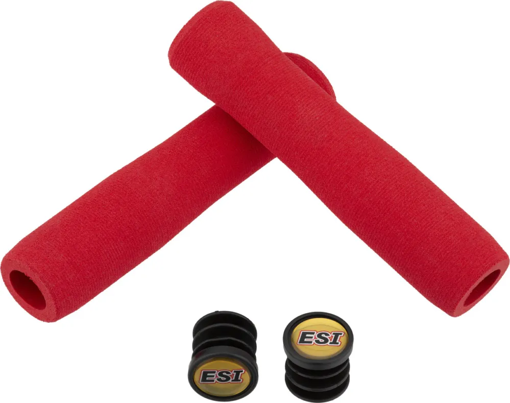 Nur Heute ESI FIT CR Silikon Lenkergriffe - red | 130 mm