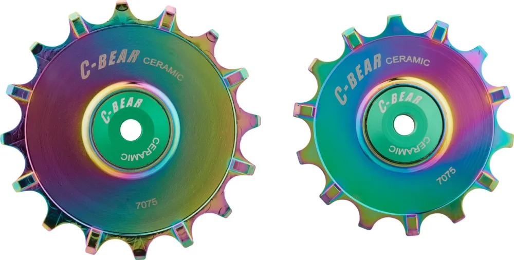 C-BEAR Schalträdchen OCM-X SRAM Transmisson Aurora 12-fach - aurora | 14 Zähne (Leitrolle )/16 Zähne (Spannrolle ) Bestpreis