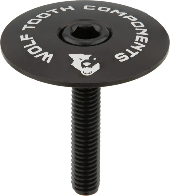 Abverkauf Wolf Tooth Components Ultralight Stem Cap Ahead Kappe - black