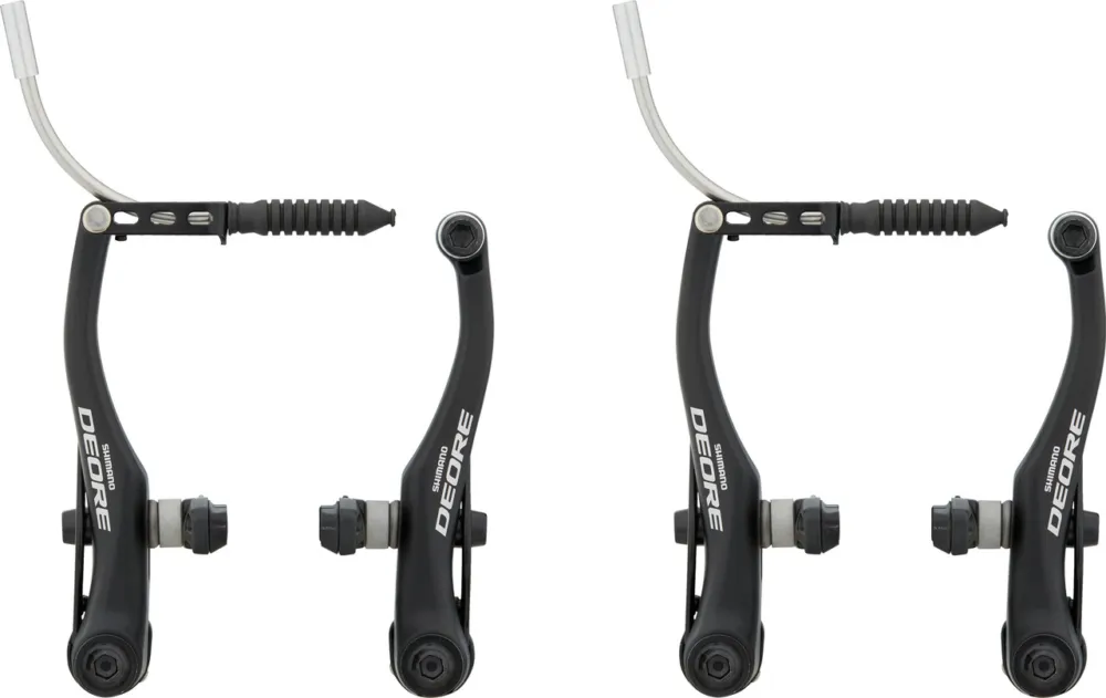 Shimano Deore v+h Set Felgenbremse V-Brake BR-T610 - schwarz | Set Ausverkauf