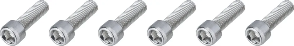 Highlight Burgtec Vorbauschrauben Stahl für Enduro MK2 / MK3 - silver