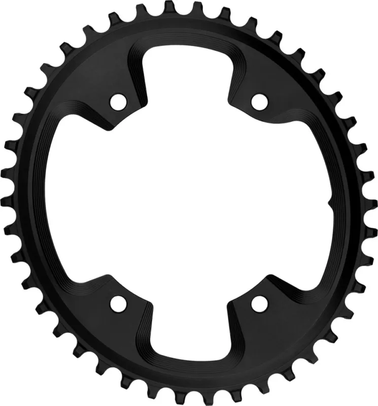 Must-Have absoluteBLACK Oval 1X CX Kettenblatt für 110/4 BCD - black | 38 Z