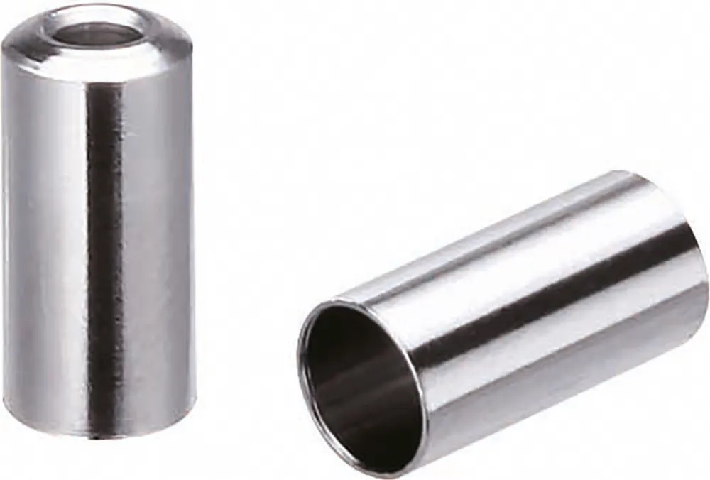 Jagwire Messing-Endkappen für Sealed Liner Schaltung - silver Solange Der Vorrat Reicht