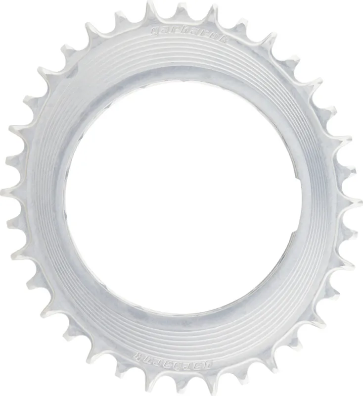 Expressversand Garbaruk Thread Mount Kettenblatt für SRAM XX/XX SL PM 3 mm Oval - silver | 36 Z | 36