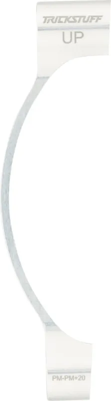 Zertifiziert Trickstuff Scheibenbremsadapter CNC für 180 mm Scheibe mit Titanschraube - schwarz | 180 mm | Postmount