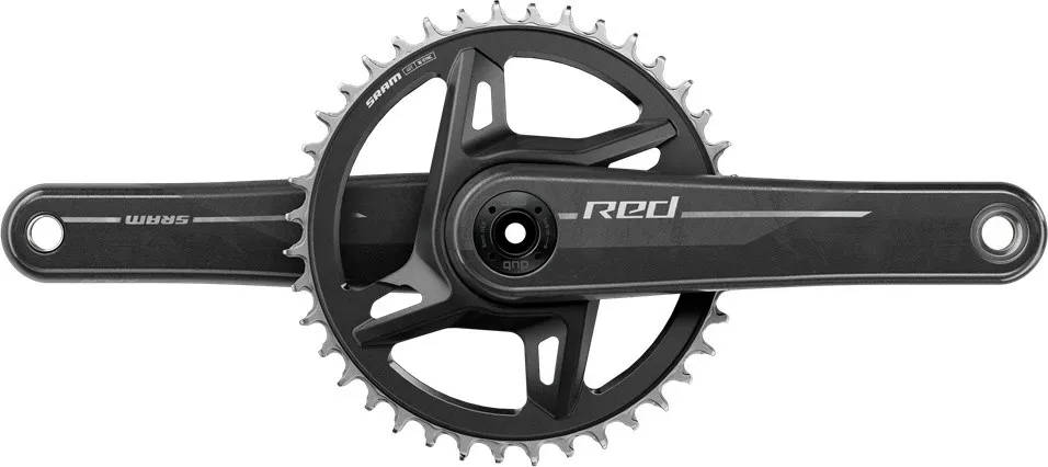 SRAM Red 1x E1 Xplr DUB Wide Kurbelgarnitur - natural carbon | 160,0 mm | 42 Kracherpreis