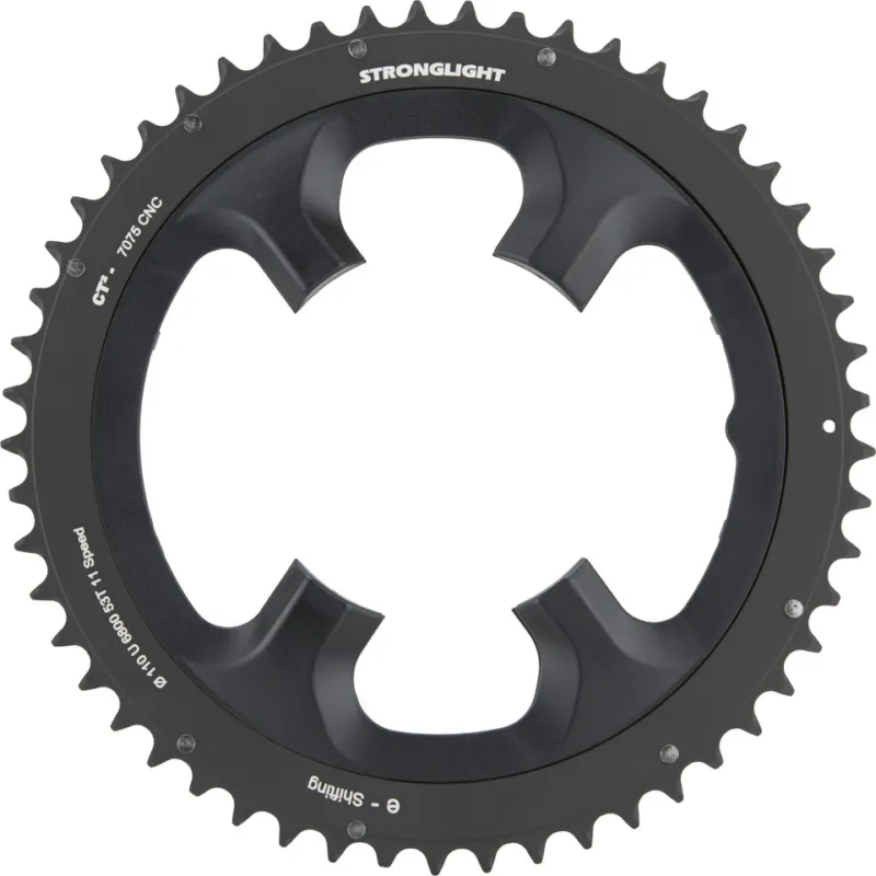 Direkt Vom Hersteller Stronglight CT2 Kettenblatt Ultegra 6800 E-Shifting 11fach, 4-Arm, 110mm Lochkreis - schwarz | 50 Z