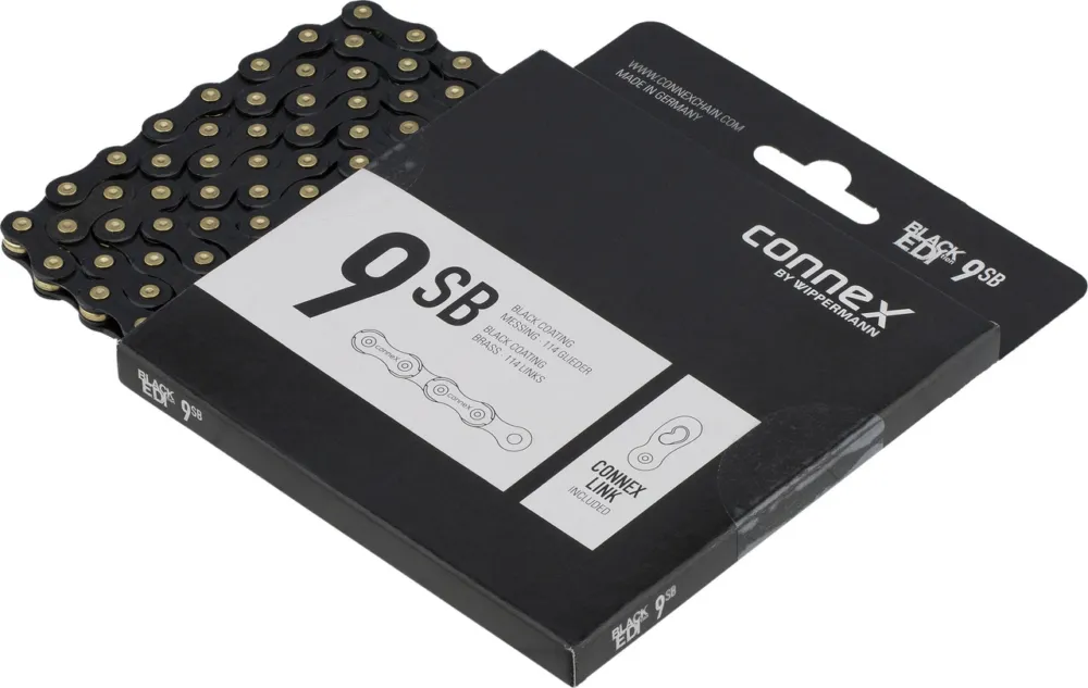 Connex 9SB Black Edition 9-fach Kette - schwarz-gold | 114 Preiswert