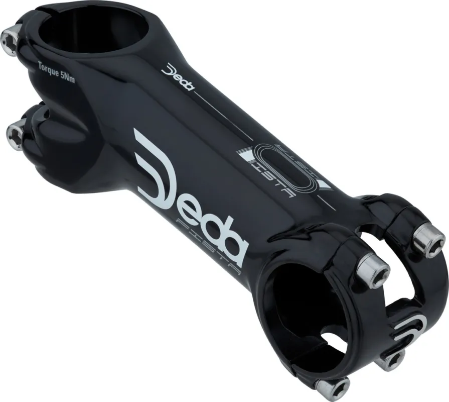 Neue Kollektion DEDA Pista 31.7 Vorbau - schwarz-glänzend | -20° | 130 mm