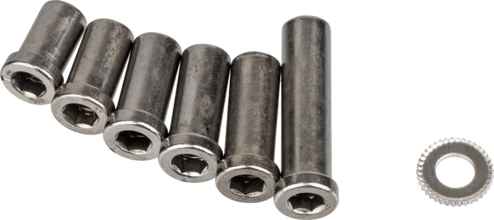 Echt SRAM Befestigungsmuttern-Set für Rennradbremsen - silver