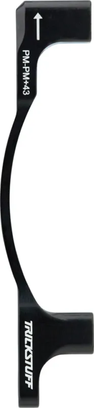 Trickstuff Scheibenbremsadapter CNC für 203 mm Scheibe - schwarz | 203 mm | Postmount Must-Have