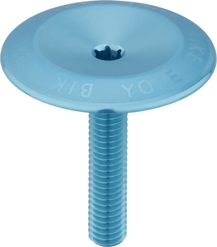 Kostenloser Versand BikeYoke Topper Steuersatzkappe - blue