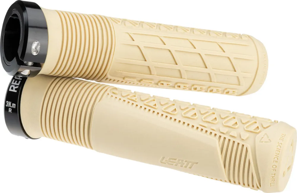 Zertifiziert Leatt ReaFlex 6.0 Grips Lenkergriffe Small - peanut | 135 mm