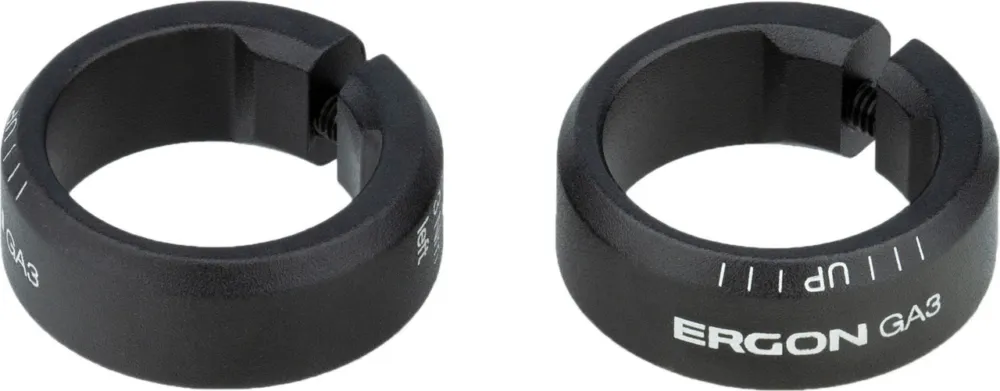 Ergon Klemmringe für GA3 Lenkergriffe - black Sonderaktion