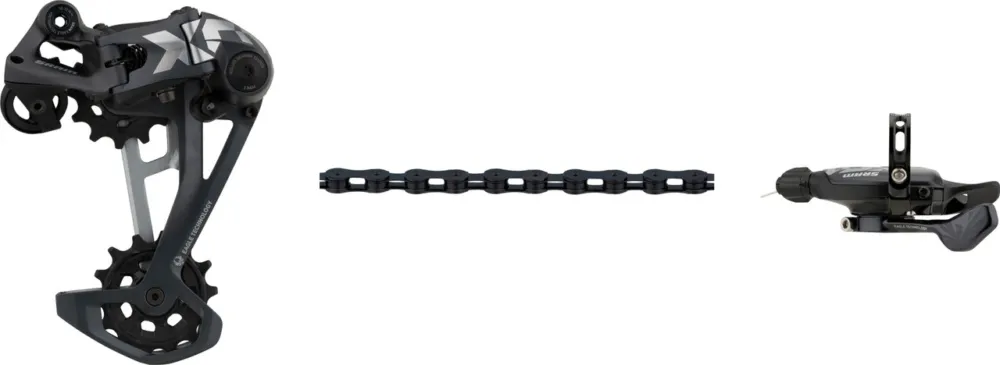 Ausverkauf SRAM X01 Eagle 1x12-fach E-Bike Upgrade-Kit - XX1 black | 14 Zähne | ohne | ohne | ohne | ohne