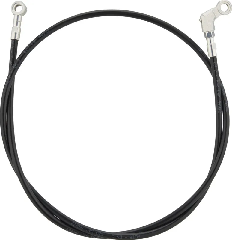 Trickstuff Beta Kevlar Bremsleitungskit Winkel / Banjo für Piccola - schwarz-silber | 900 mm Finale Aktion