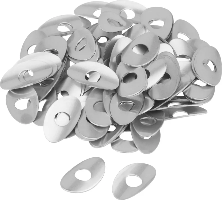 Heißes Angebot Sapim Nippel-Unterlegscheiben oval groß - 100 Stück - universal