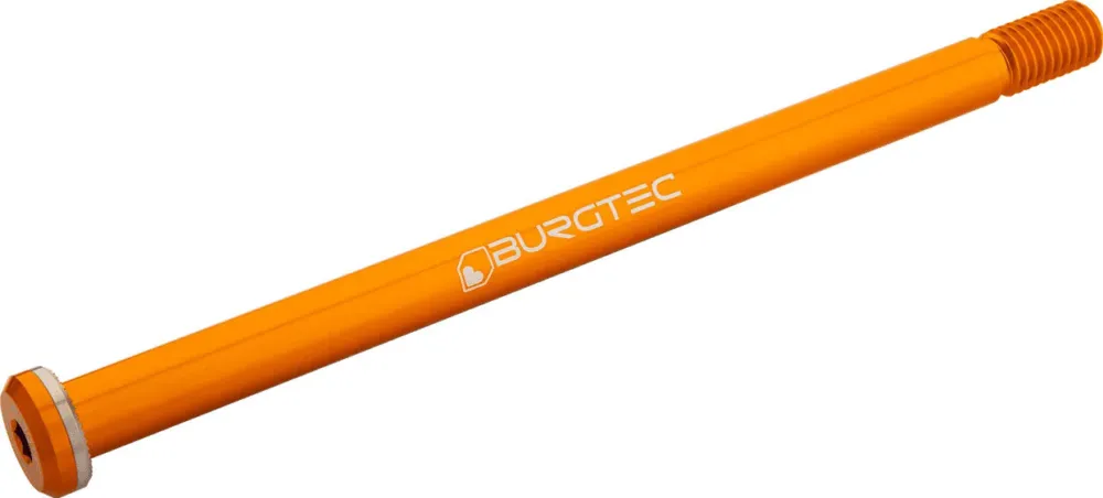 Ausverkauf Burgtec 188mm x 12mm 1.75mm Steckachse HR für GT Fury 2023+ - iron bro orange | 148 mm