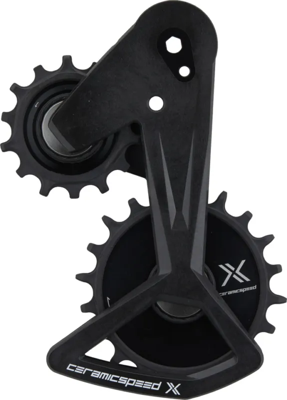 Kostenfreie Lieferung CeramicSpeed OSPW X Alpha Schalträdchen-System für SRAM RED XPLR E1 - black | 14 Zähne (Leitrolle )/20 Zähne (Spannrolle )