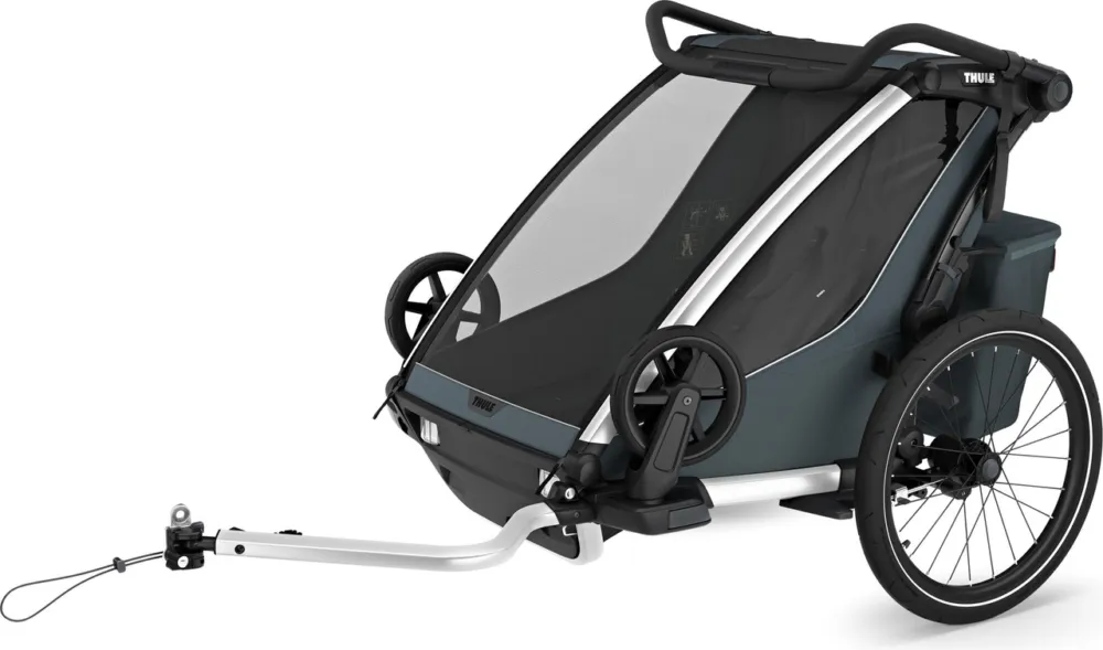 Thule Chariot Cross 2 double Kinderanhänger - dark slate | 20" Direkt Vom Hersteller
