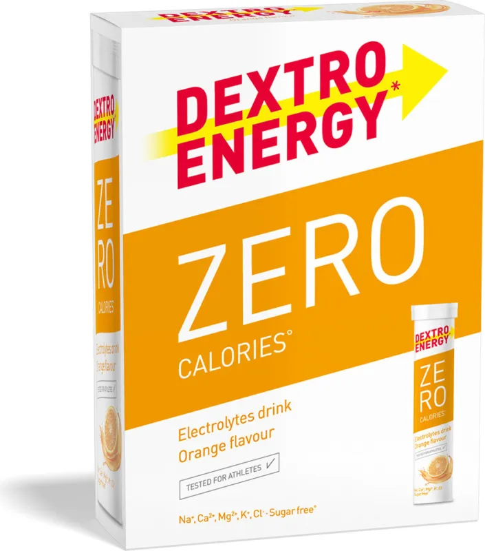 Günstig Dextro Energy Brausetabletten Zero Calories - 12 Stück - orange | orange