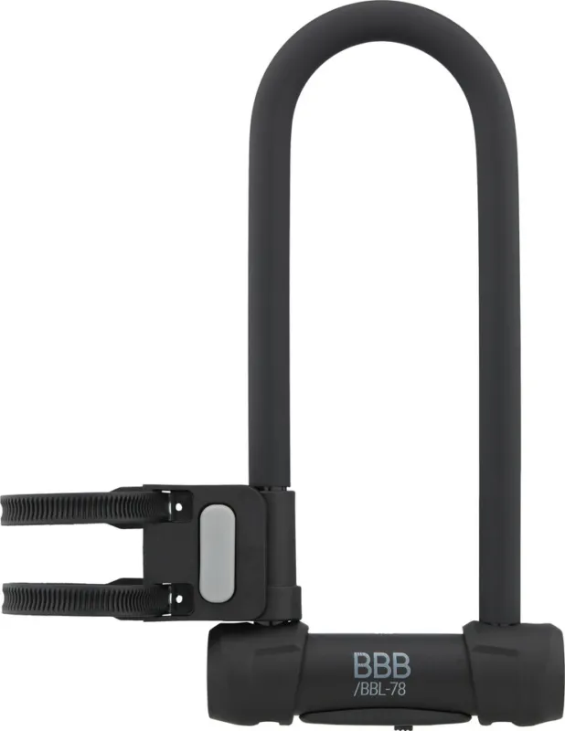 Neuheit BBB Secure U BBL-78 Bügelschloss - schwarz | 29.5 cm | 14.1 cm
