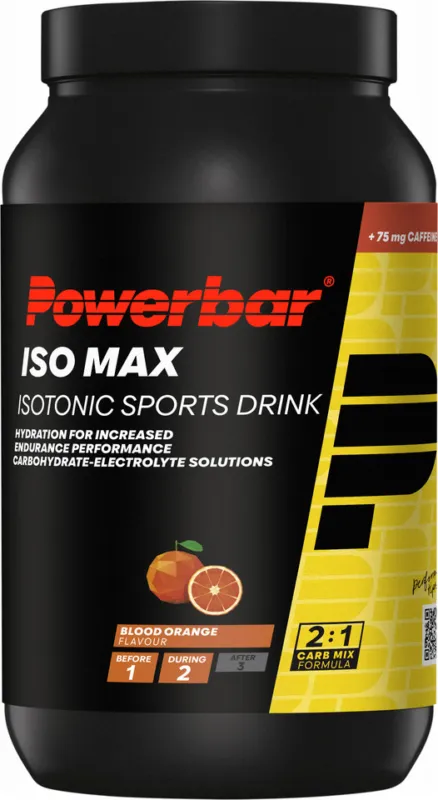 Powerbar Isomax Isotonisches Sportgetränk - blood orange-caffeine | blood orange - caffeine Super-Preis