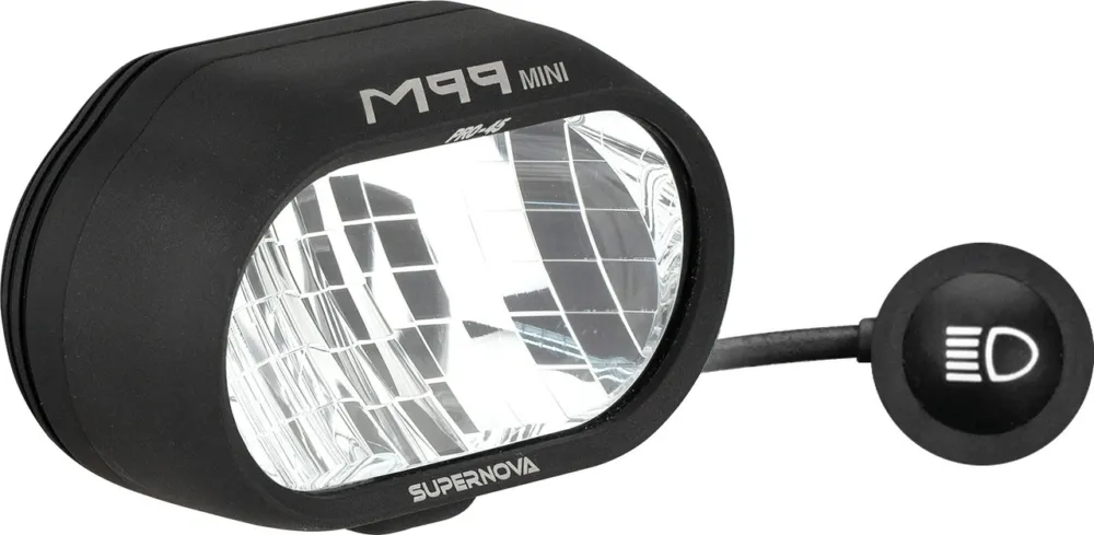 Top-Seller Supernova M99 Mini PRO 45 LED E-Bike Frontlicht mit StVZO-Zulassung - schwarz