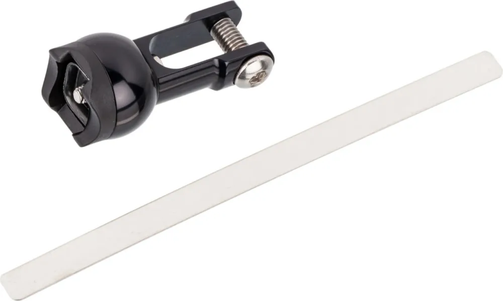 Markenware SON Scheinwerferhalter Schmidt delux lang für Lenker/Vorbau - silber