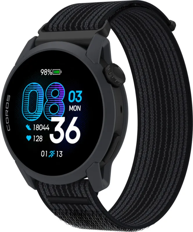 Angebot Coros Pace 4 mit Nylon-Armband Multisport-Smartwatch - black
