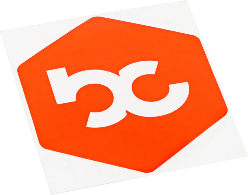 bc basic Logo Aufkleber - orange Jetzt Kaufen