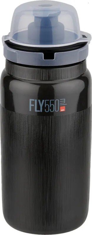 Elite Fly MTB Tex Trinkflasche 550 ml - schwarz | 550 ml Mega-Angebot