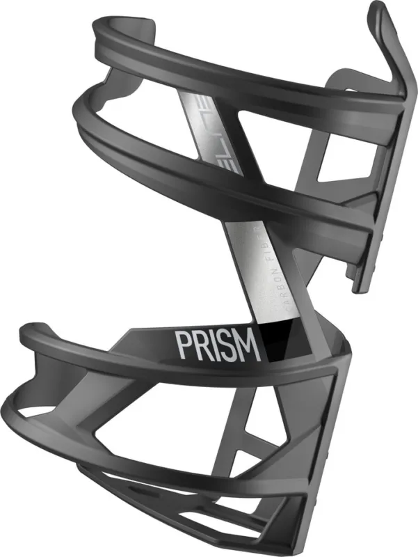 Elite Prism Carbon Linksträger / Rechtsträger Flaschenhalter - schwarz-schwarz matt | links Saisonangebot