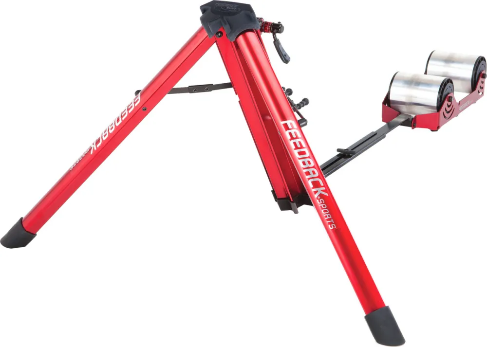 Günstig Feedback Sports Omnium Over-Drive Portable Rollentrainer - rot / schwarz