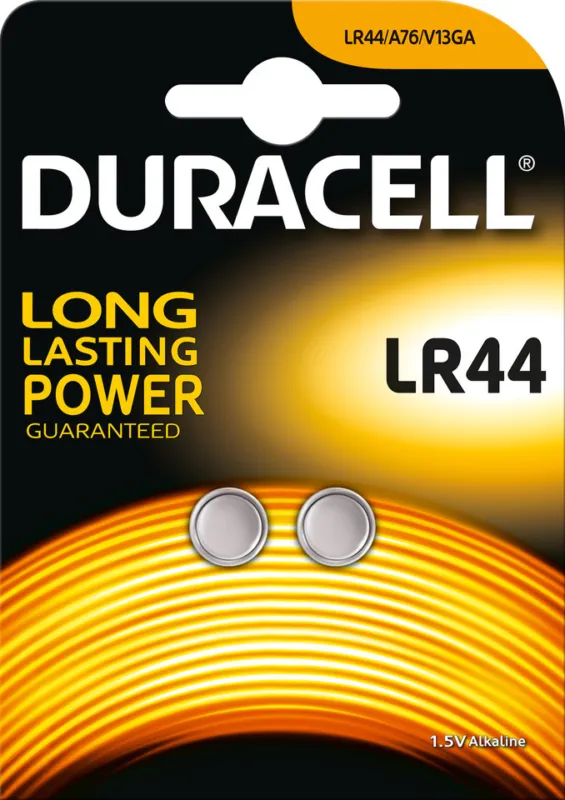 Kostenfreie Lieferung Duracell Alkalibatterie LR44 - 2 Stück - universal