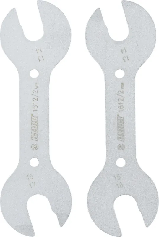 Rabatt Unior Bike Tools Doppelkonusschlüssel Set 1612PB - silver