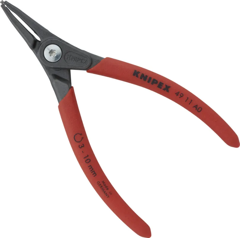 Neu Knipex Präzisions-Sicherungsringzange für Außenringe - rot | 3-10 mm