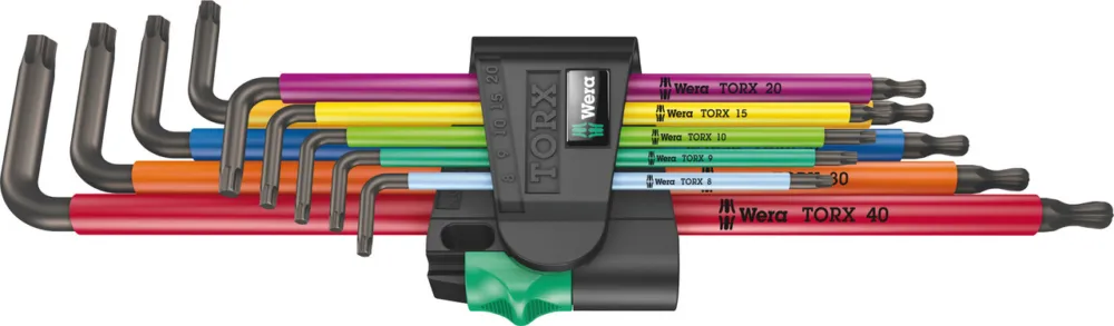 Zertifiziert Wera Winkelschlüssel-Satz Torx XL - multicolour