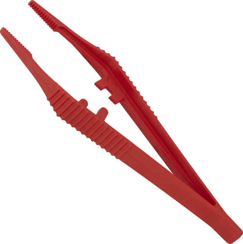 Neue Kollektion Knipex Kunststoff-Pinzette - rot